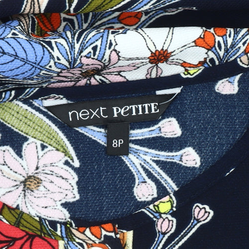 Next Women's Multicoloured Floral Shift Dress, Size 8