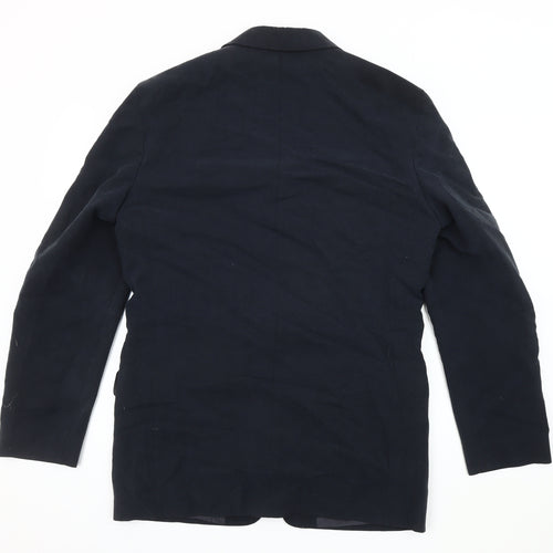 Marks and Spencer Men's Blue Blazer - Size 38R, Elegant Style.