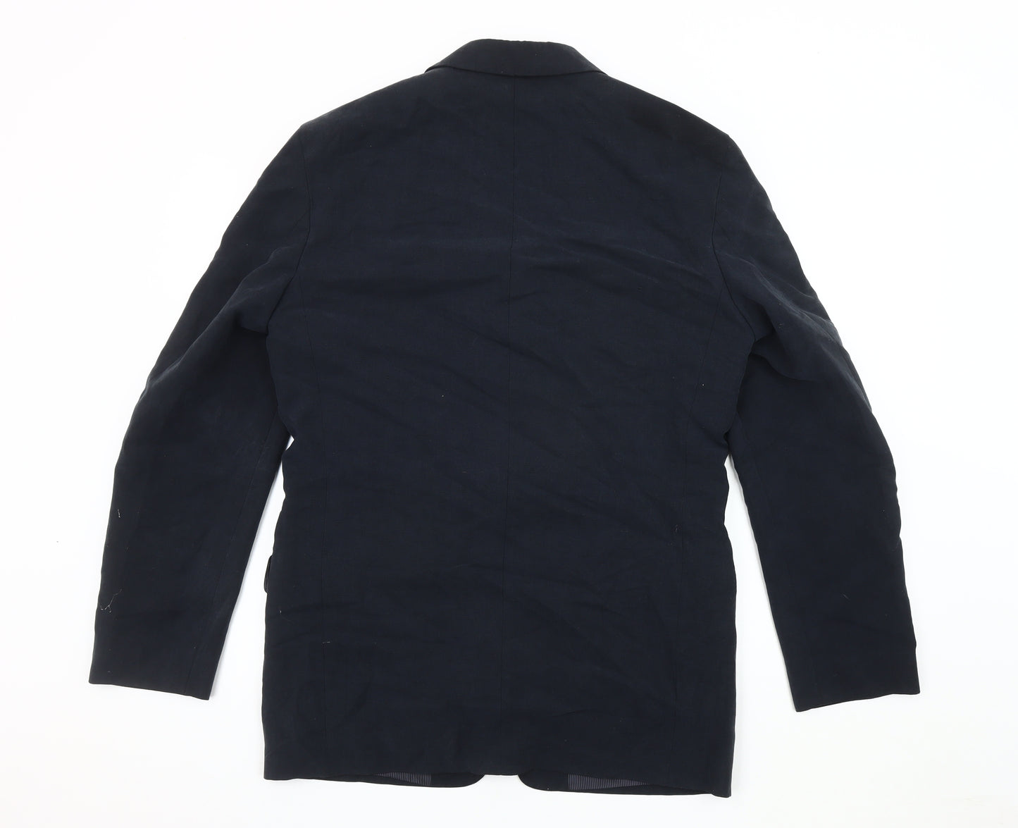 Marks and Spencer Men's Blue Blazer - Size 38R, Elegant Style.