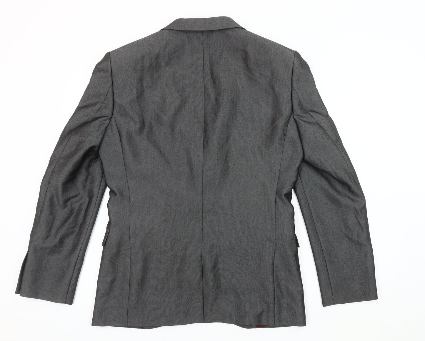 Next Men's Grey Slim Fit Blazer, Size 38 S, Formal Jacket