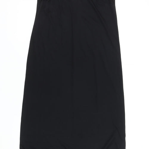 New Look Women's Black Slip Dress Size 10