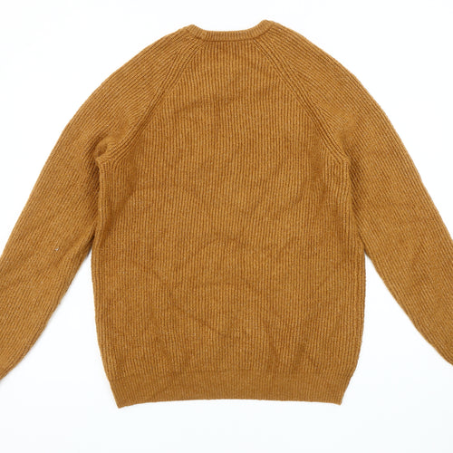 Marks and Spencer Men's Brown Pullover Jumper L