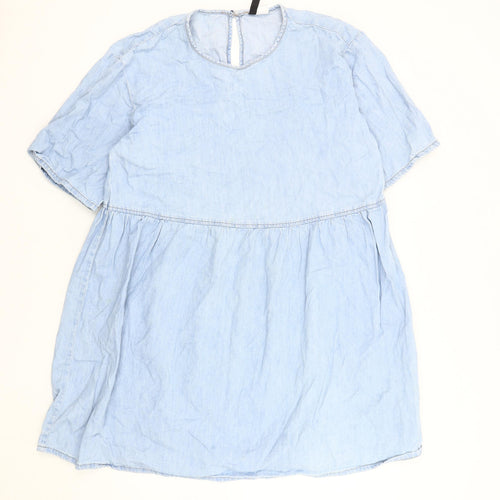 Divided Women's Blue Shift Dress Size 8