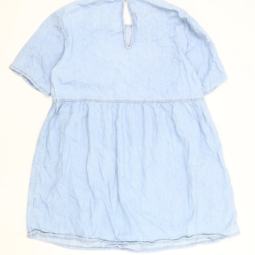Divided Women's Blue Shift Dress Size 8