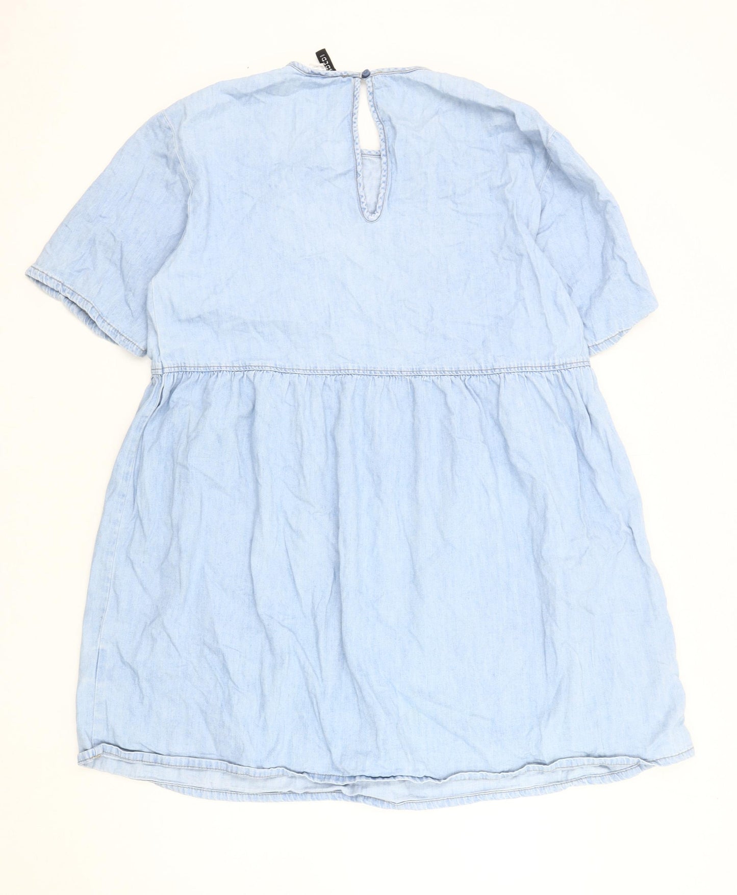Divided Women's Blue Shift Dress Size 8