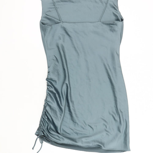 Topshop Women's Blue Slip Dress 10