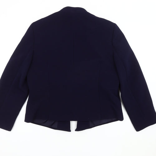 M&Co Women's Blue Blazer UK Size 16 - Elegant & Lined
