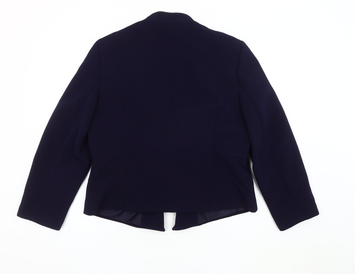 M&Co Women's Blue Blazer UK Size 16 - Elegant & Lined