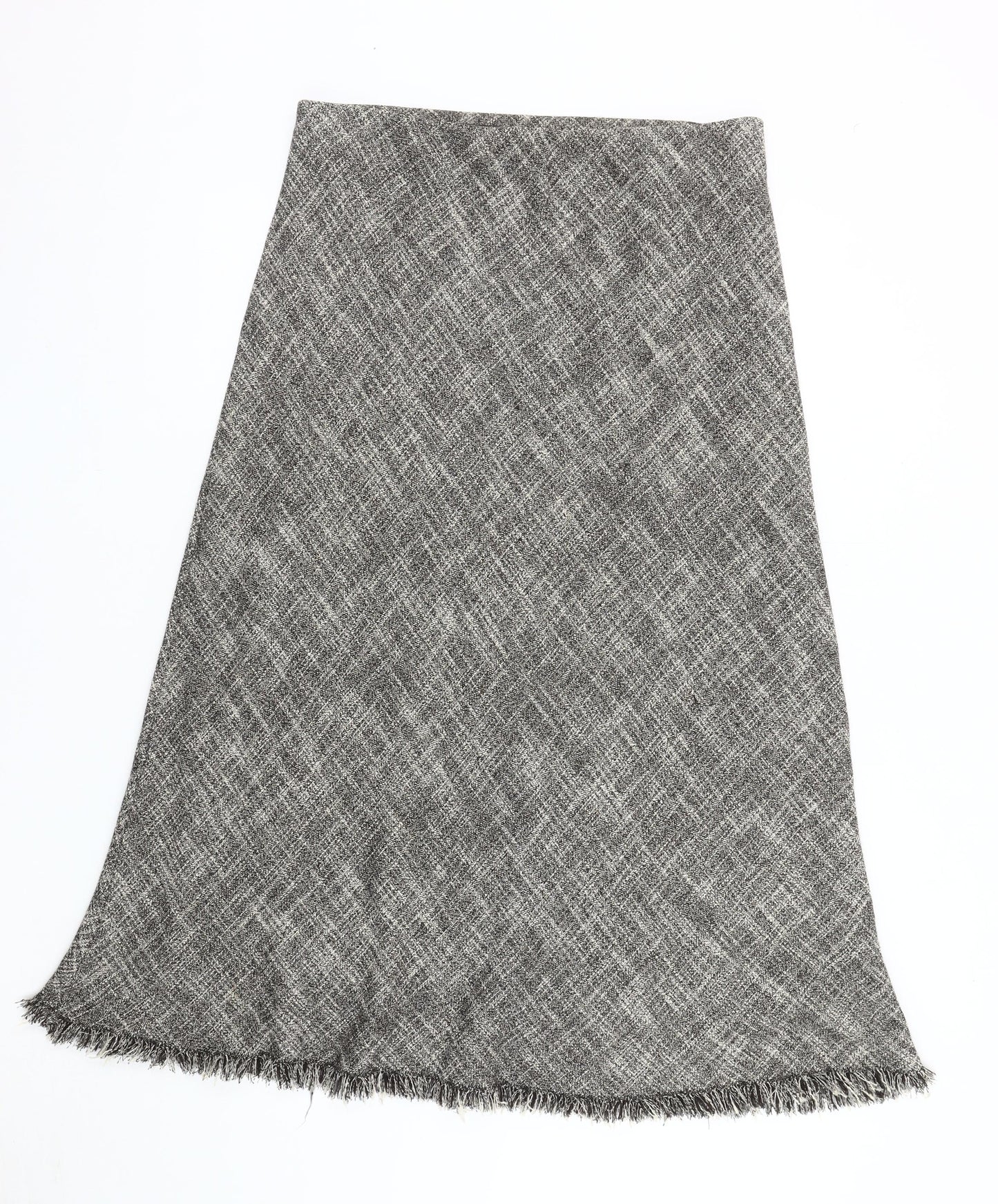 Marks and Spencer Women's Grey A-Line Long Skirt Size 16
