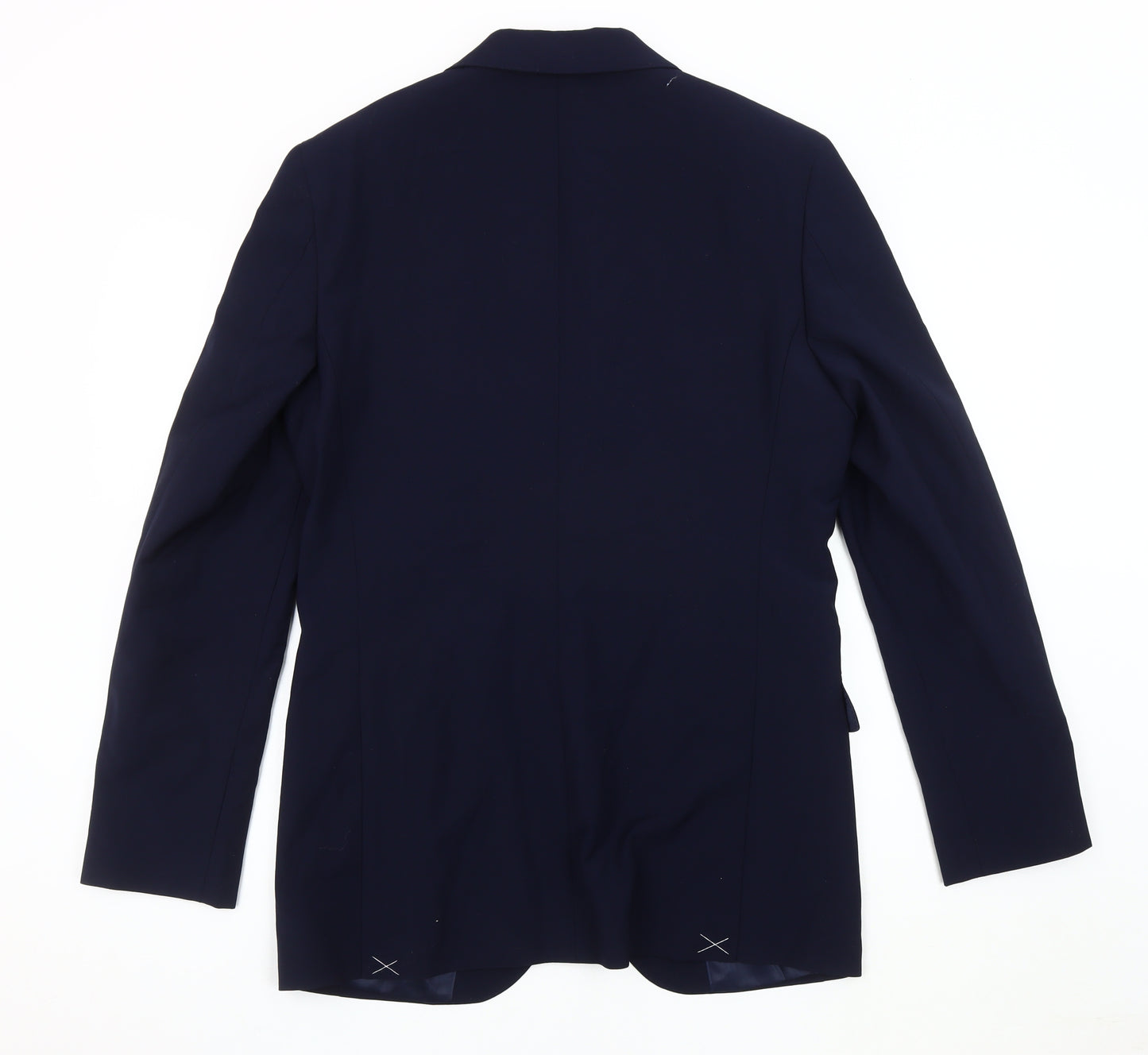 Marks and Spencer Men's Blue Blazer, Size 38, Regular Fit