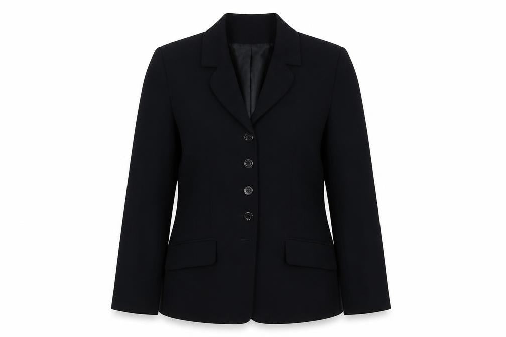 Front view of Richards Women's Black Blazer UK 12, Business, Excellent
