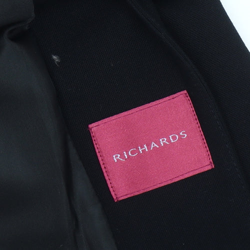 Richards Women's Black Blazer UK 12, Business, Excellent