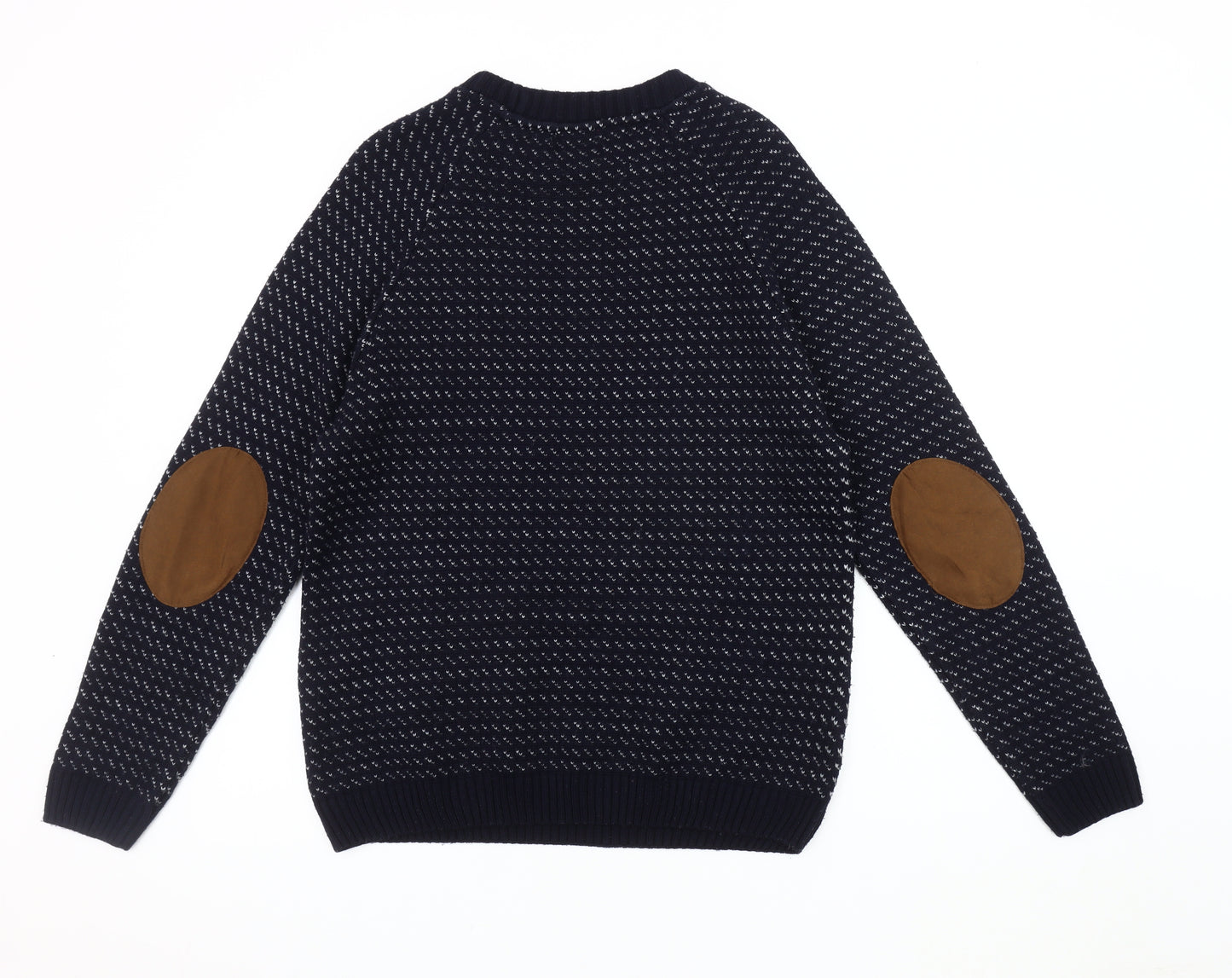 River Island Men's Blue Medium Pullover Jumper