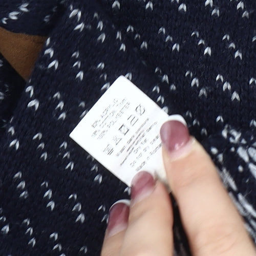 River Island Men's Blue Medium Pullover Jumper