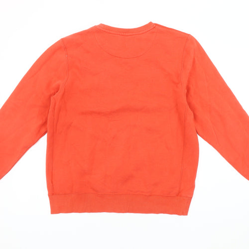 Nike Boys Orange Logo Sweatshirt XL Pullover Casual