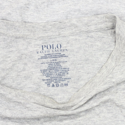 Polo Ralph Lauren Men's Grey Classic Fit T-Shirt L