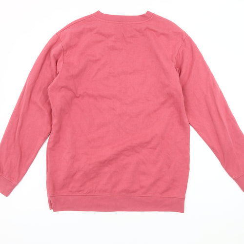 Jack Wills Unisex Adults Pink Pullover Sweatshirt - Size 12