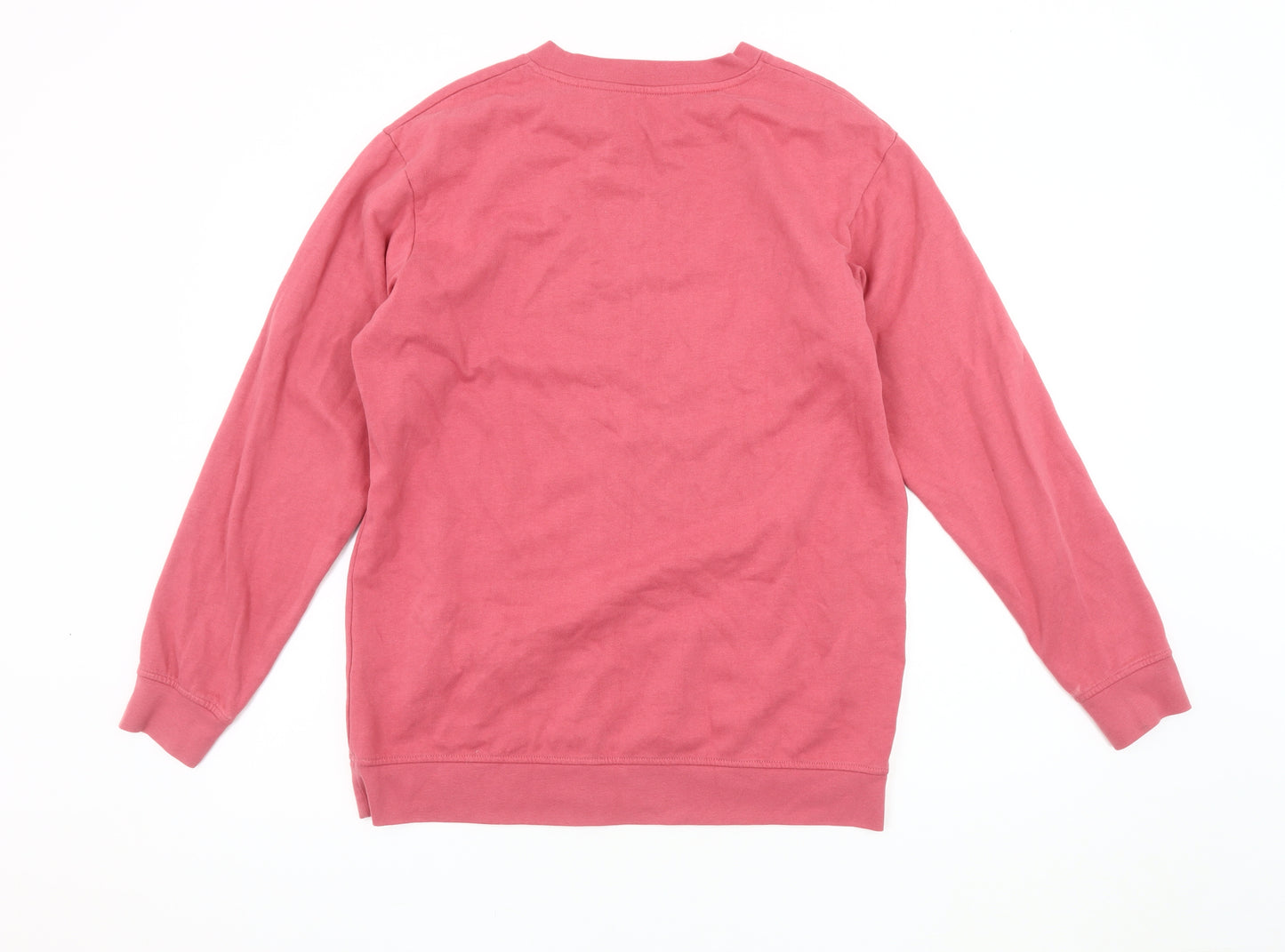 Jack Wills Unisex Adults Pink Pullover Sweatshirt - Size 12