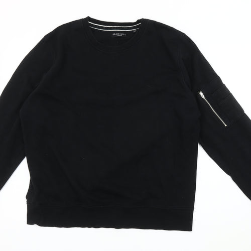 Brave Soul Men's Black XL Pullover Sweatshirt