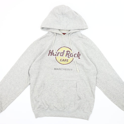 Hard Rock Cafe Grey Pullover Hoodie M Unisex Adults