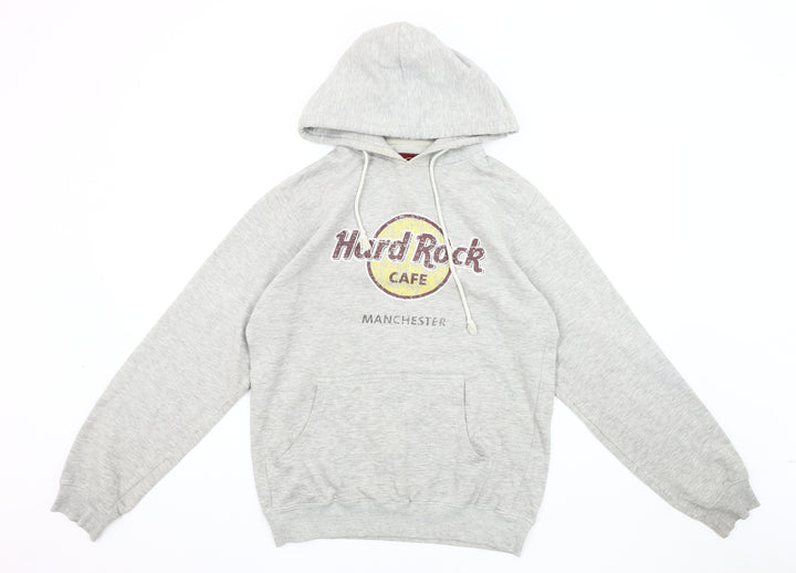 Hard Rock Cafe Grey Pullover Hoodie M Unisex Adults