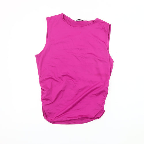 C&A Women's Pink Sleeveless Tank Top L