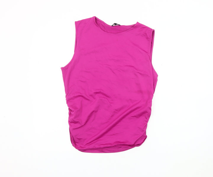 C&A Women's Pink Sleeveless Tank Top L