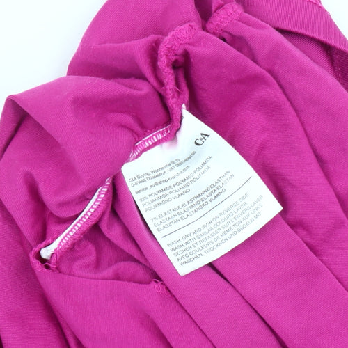 C&A Women's Pink Sleeveless Tank Top L