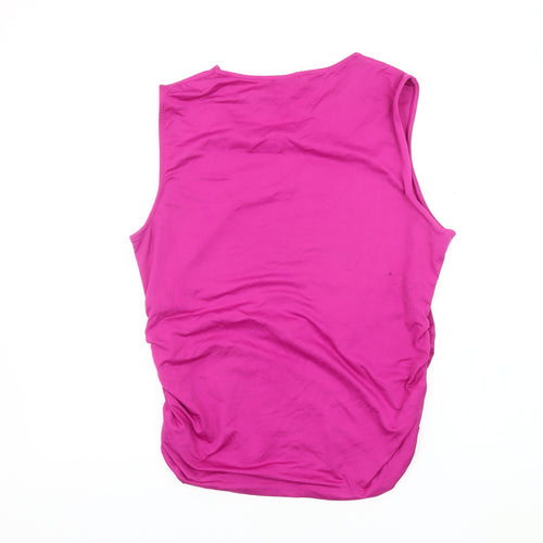 C&A Women's Pink Sleeveless Tank Top L