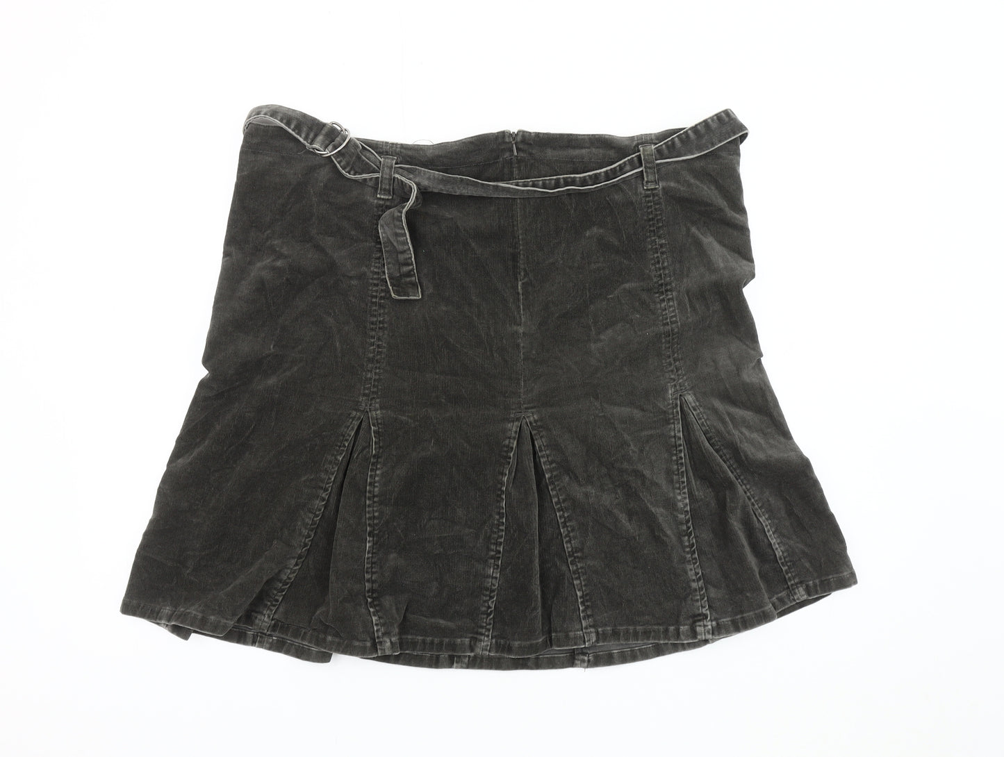 Miss Selfridge Women's Black Pleated Skirt Size 16