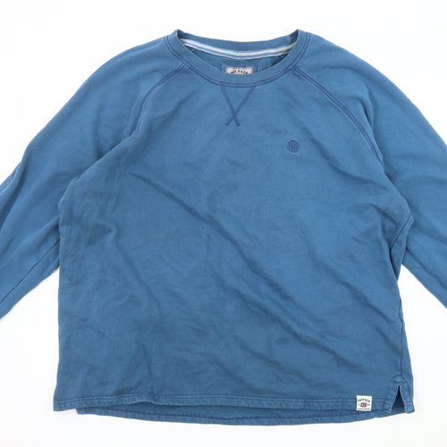Fat Face Men's Blue Pullover Sweatshirt 2XL