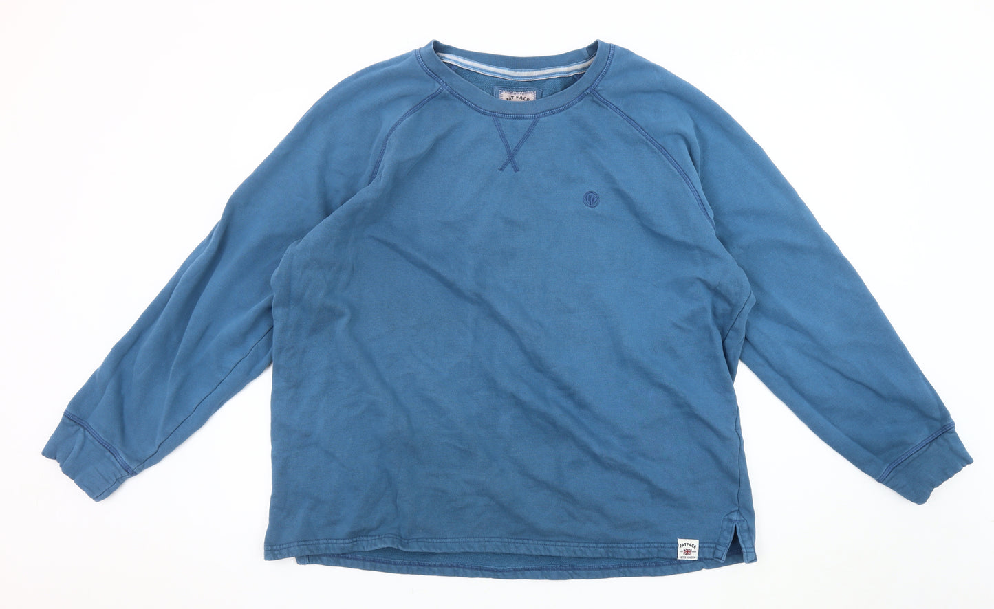 Fat Face Men's Blue Pullover Sweatshirt 2XL
