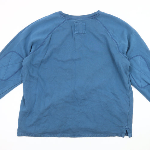 Fat Face Men's Blue Pullover Sweatshirt 2XL