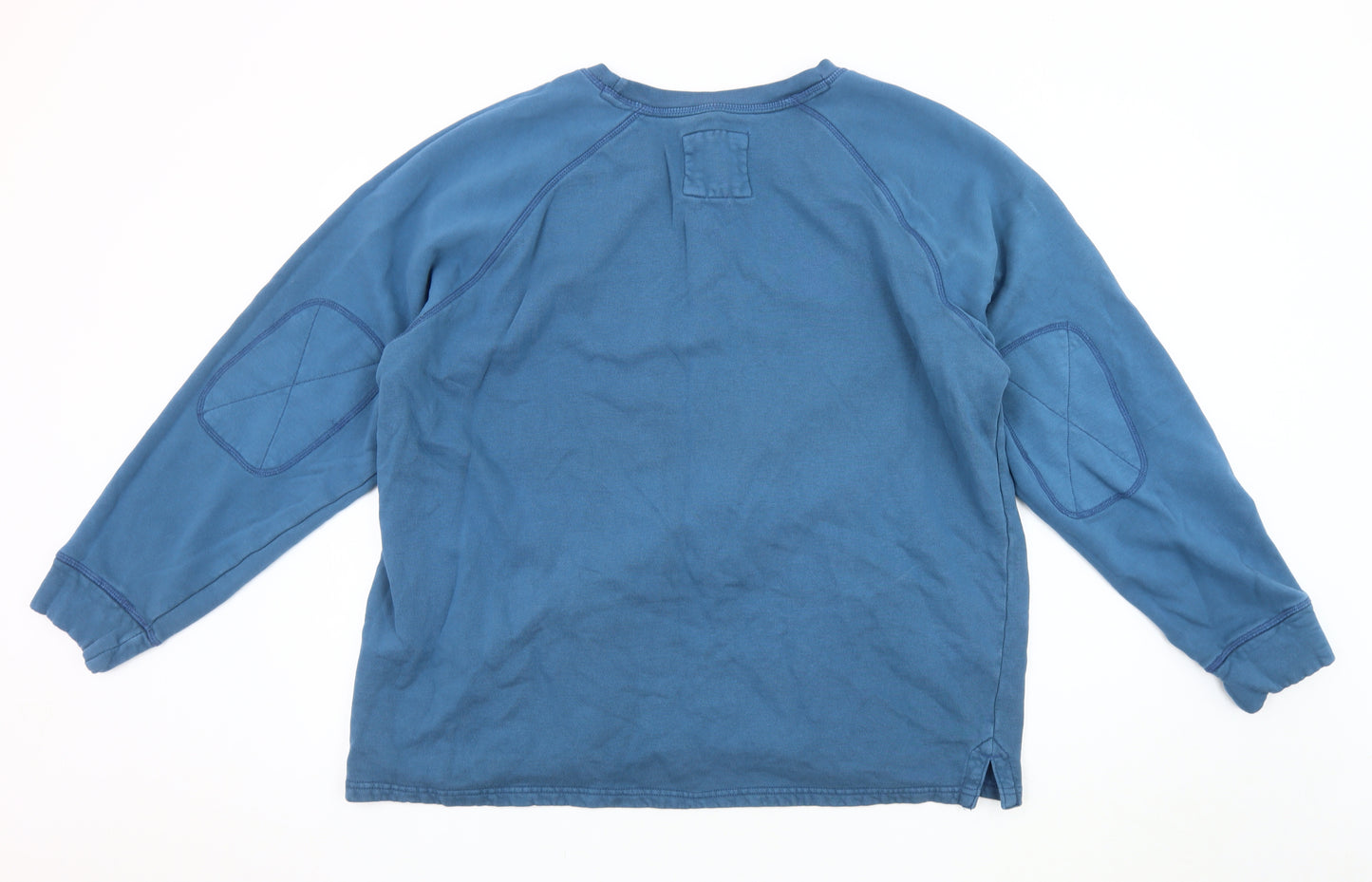 Fat Face Men's Blue Pullover Sweatshirt 2XL