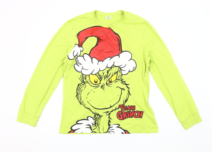 The Grinch Christmas Pyjama Top Green L