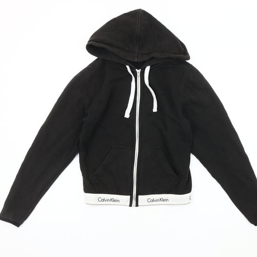 Calvin Klein Men's Black Hooded Jacket XS