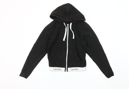 Calvin Klein Men's Black Hooded Jacket XS