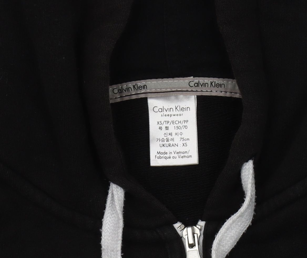 Calvin Klein Men's Black Hooded Jacket XS