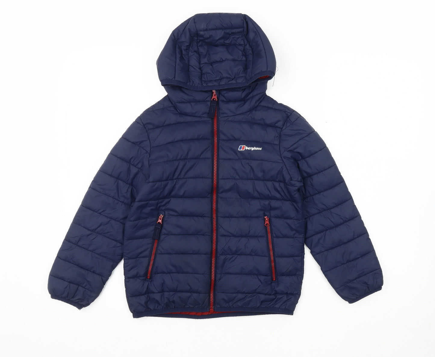 Berghaus Boys Blue Puffer Jacket, 7-8 Years, Hooded, Casual