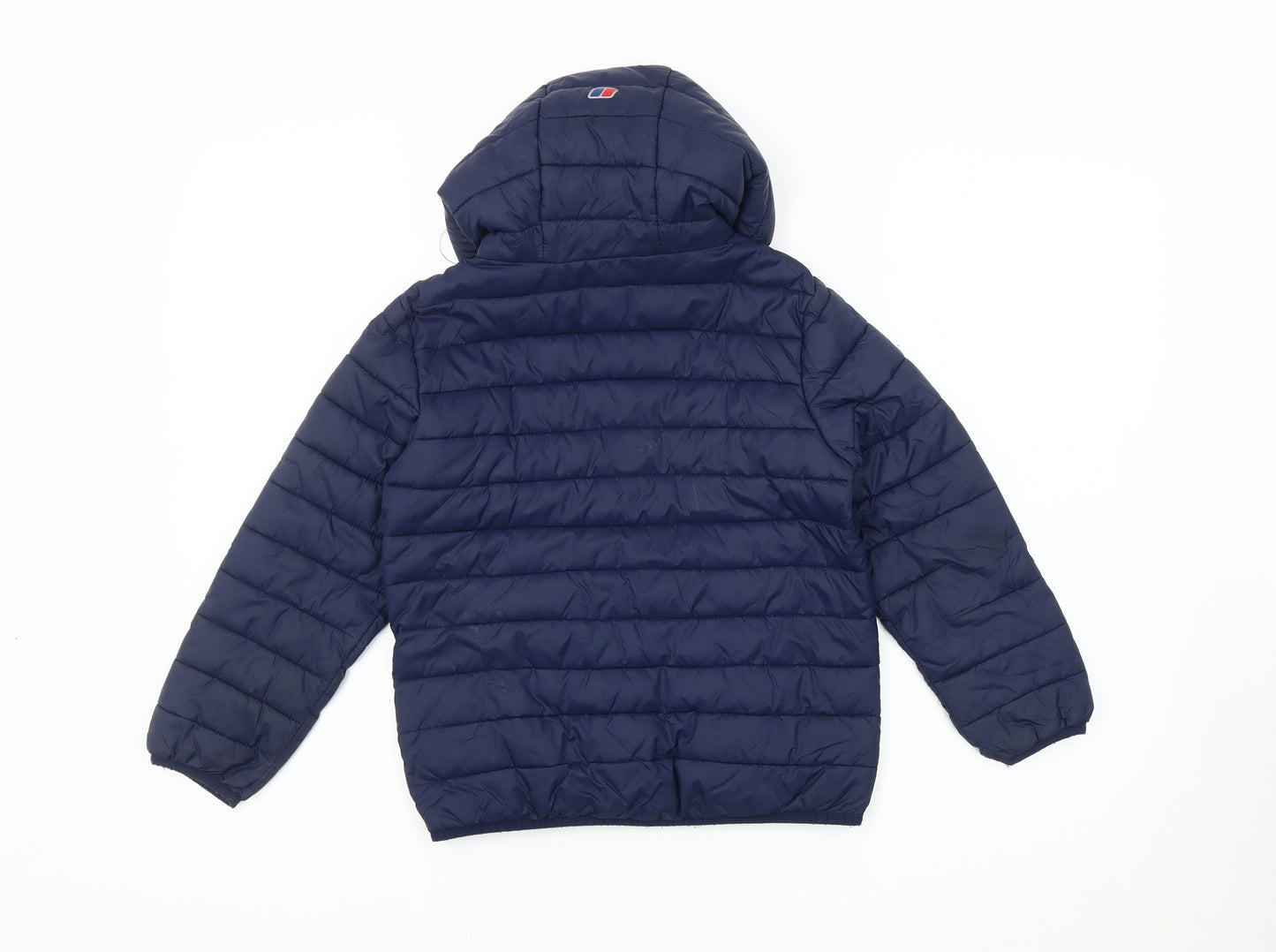 Berghaus Boys Blue Puffer Jacket, 7-8 Years, Hooded, Casual