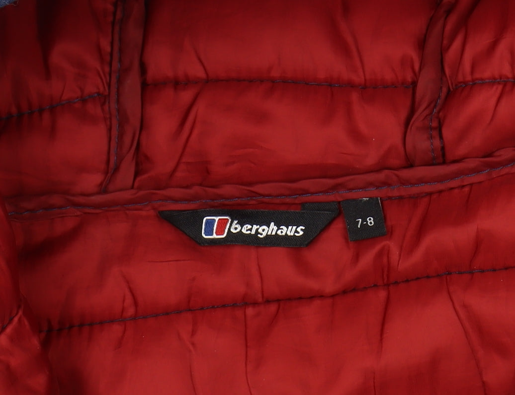 Berghaus Boys Blue Puffer Jacket, 7-8 Years, Hooded, Casual