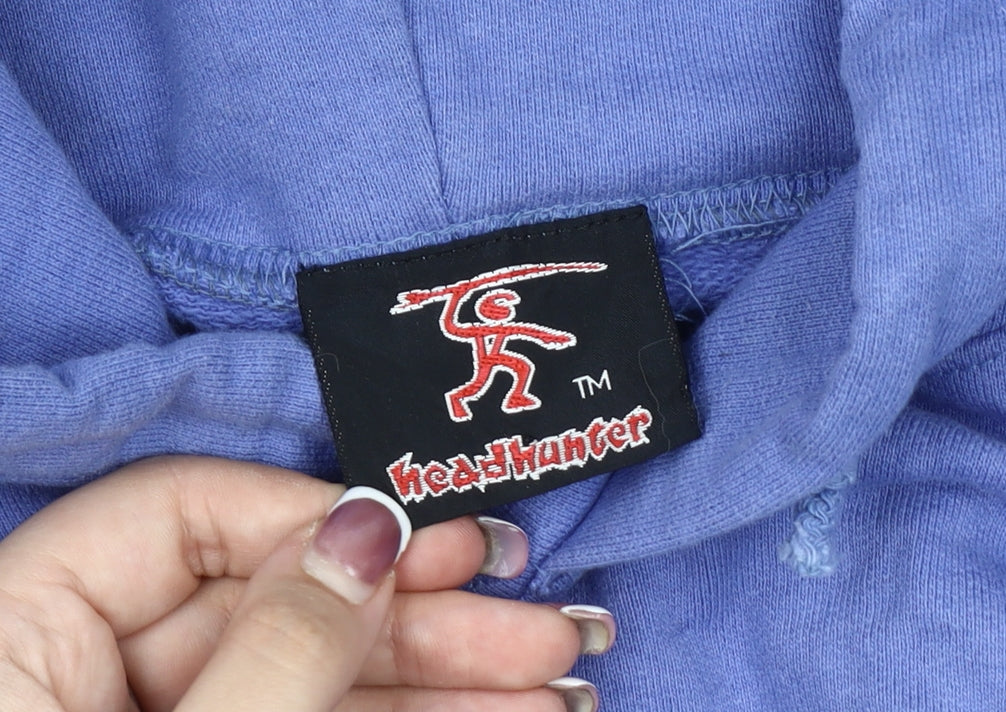 Headhunter Men's Blue Pullover Hoodie L
