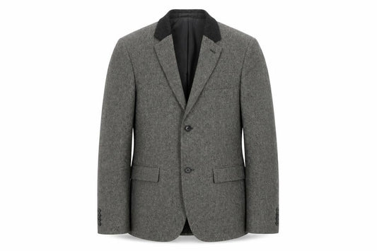 Topman Men's Grey Tweed Blazer, 36R Classic Jacket
