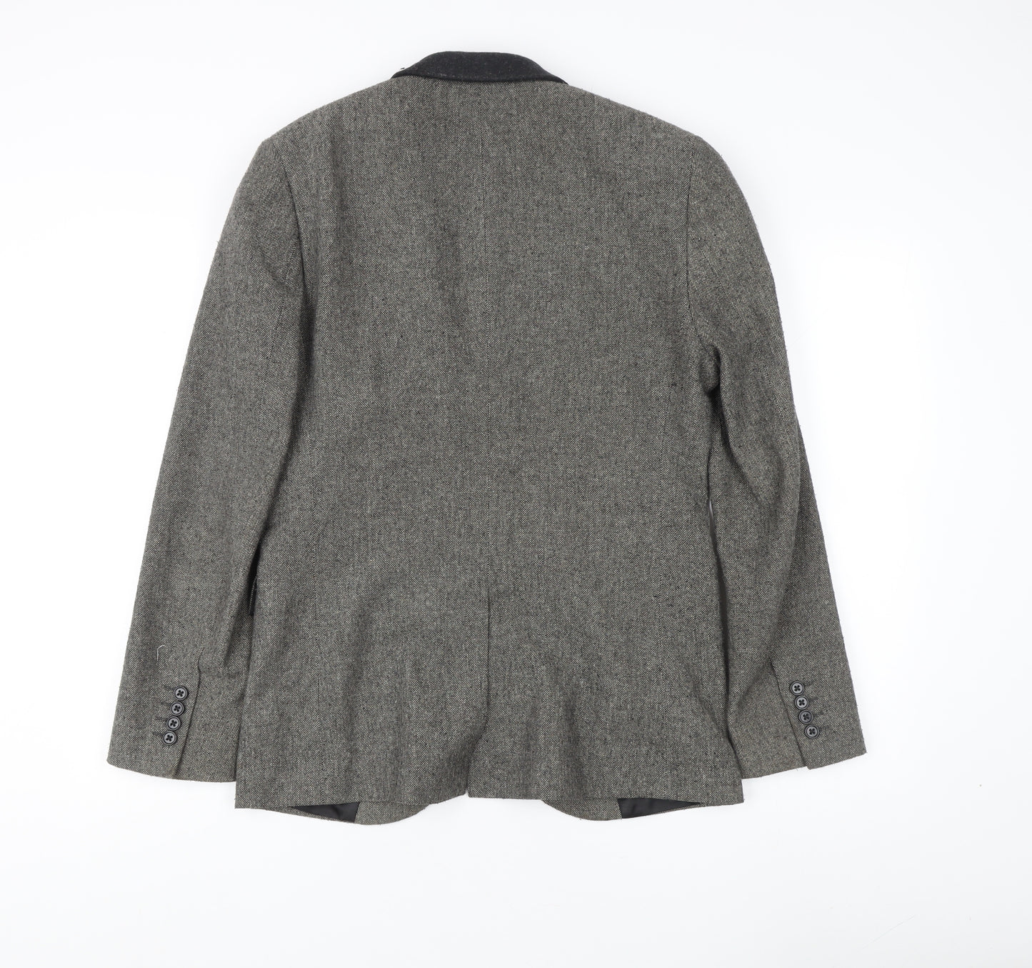 Topman Men's Grey Tweed Blazer, 36R Classic Jacket