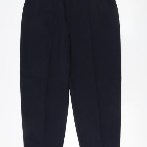 Bonmarché Women's Black Pleated Trousers Size 18