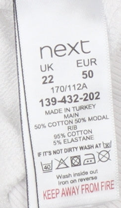 Next Women's White Sweatshirt Size 22 Long Sleeve