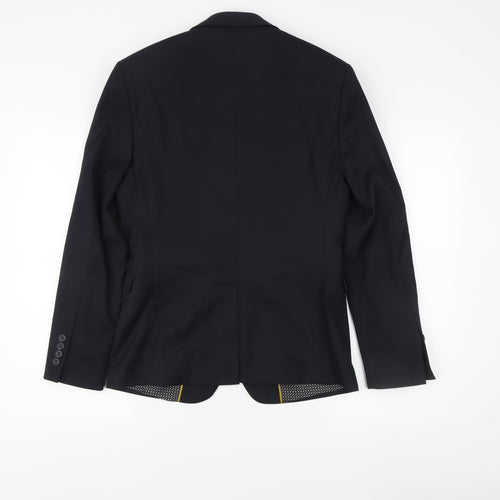 One Six5ive Men's Black Slim Blazer Jacket Size 36 Slim