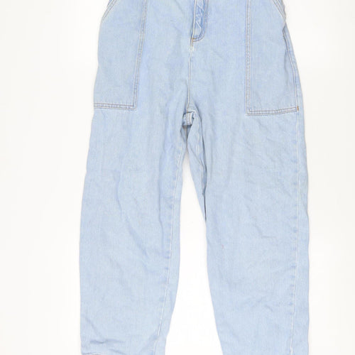 River Island Women's Blue Wide-Leg Jeans Size 12