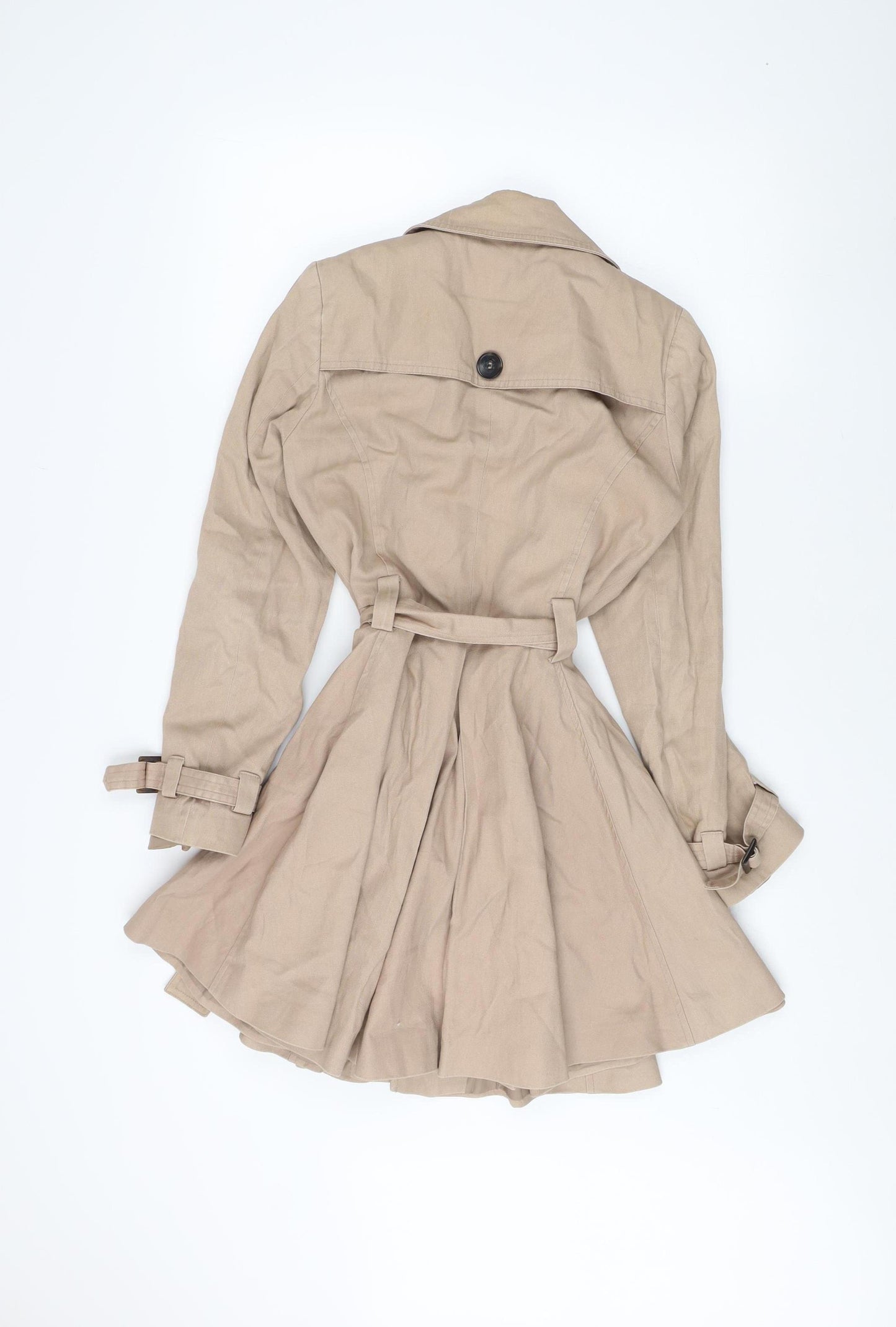 ASOS Women's Beige Trench Coat Size 8
