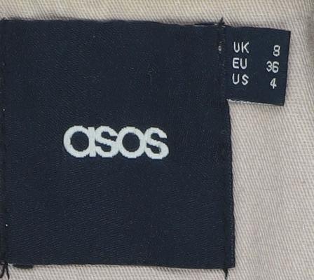 ASOS Women's Beige Trench Coat Size 8